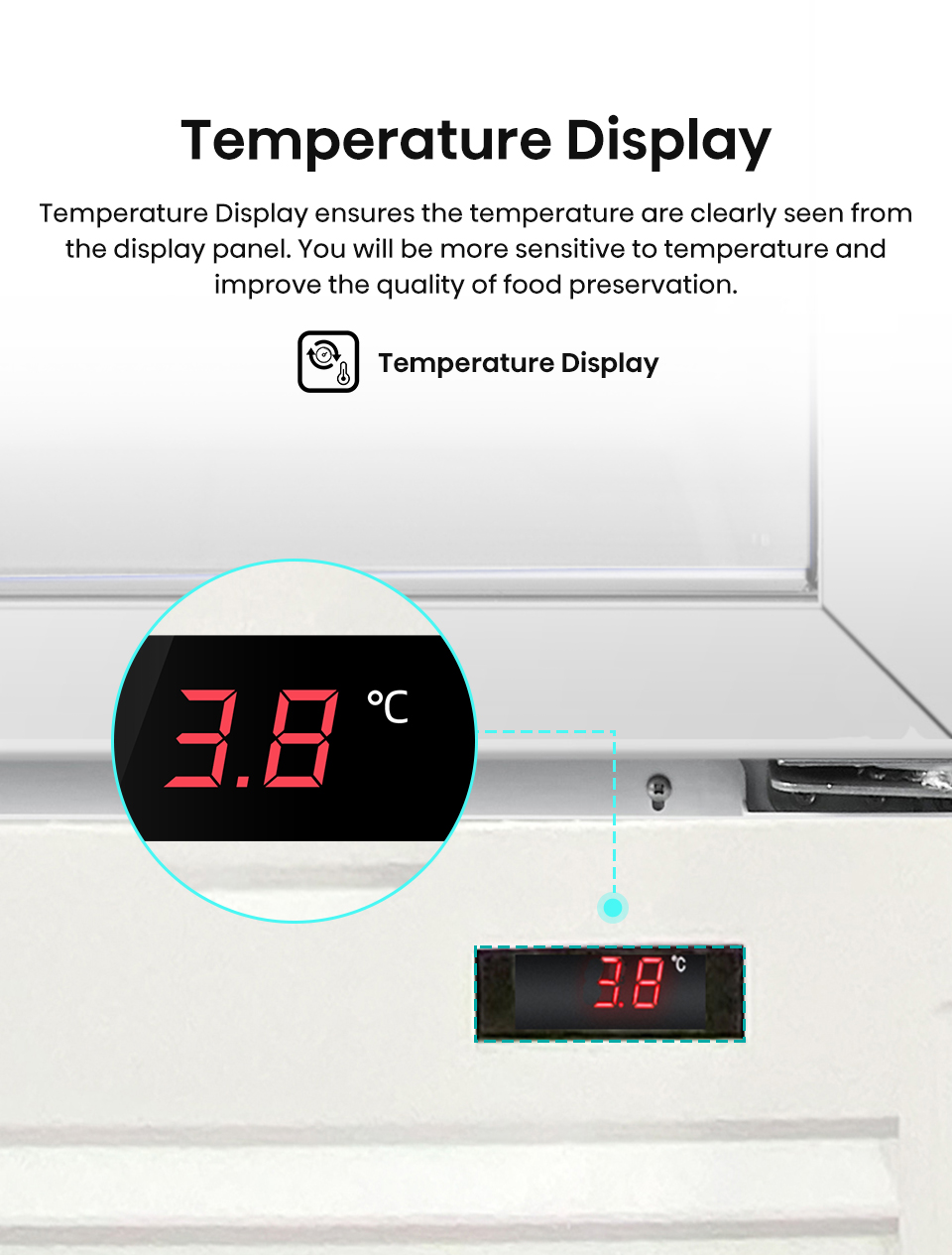 Hisense 320L Commercial Showcase Chiller (EXHSC-320FLG)