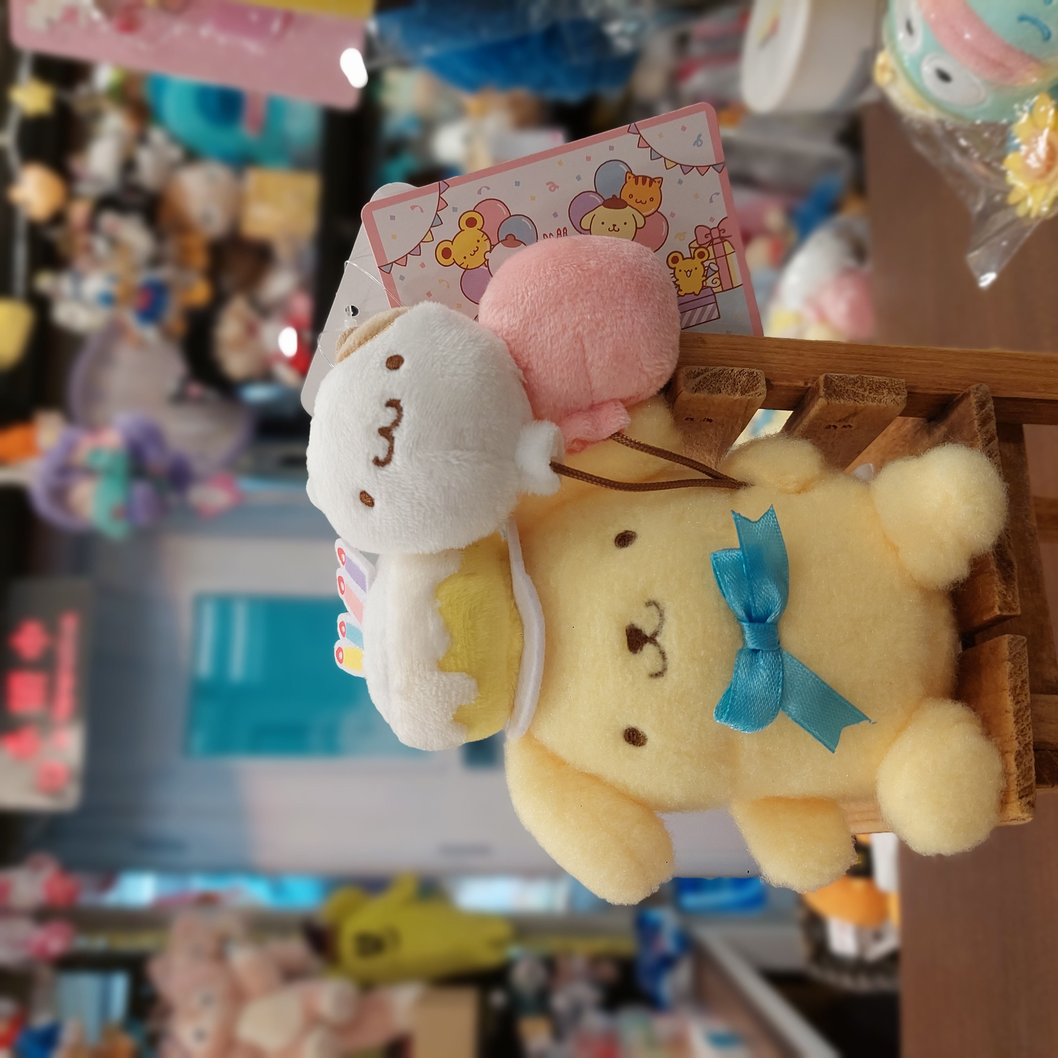 原裝日本 Sanrio Birthday 布甸狗 生日 系列 pompompurin  吊飾公仔