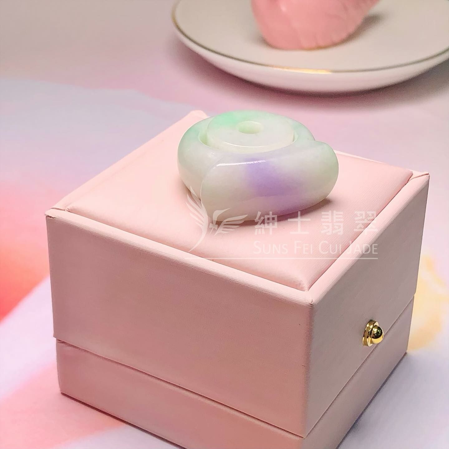 春彩馬鞍戒指連芯(港圈23.5號)