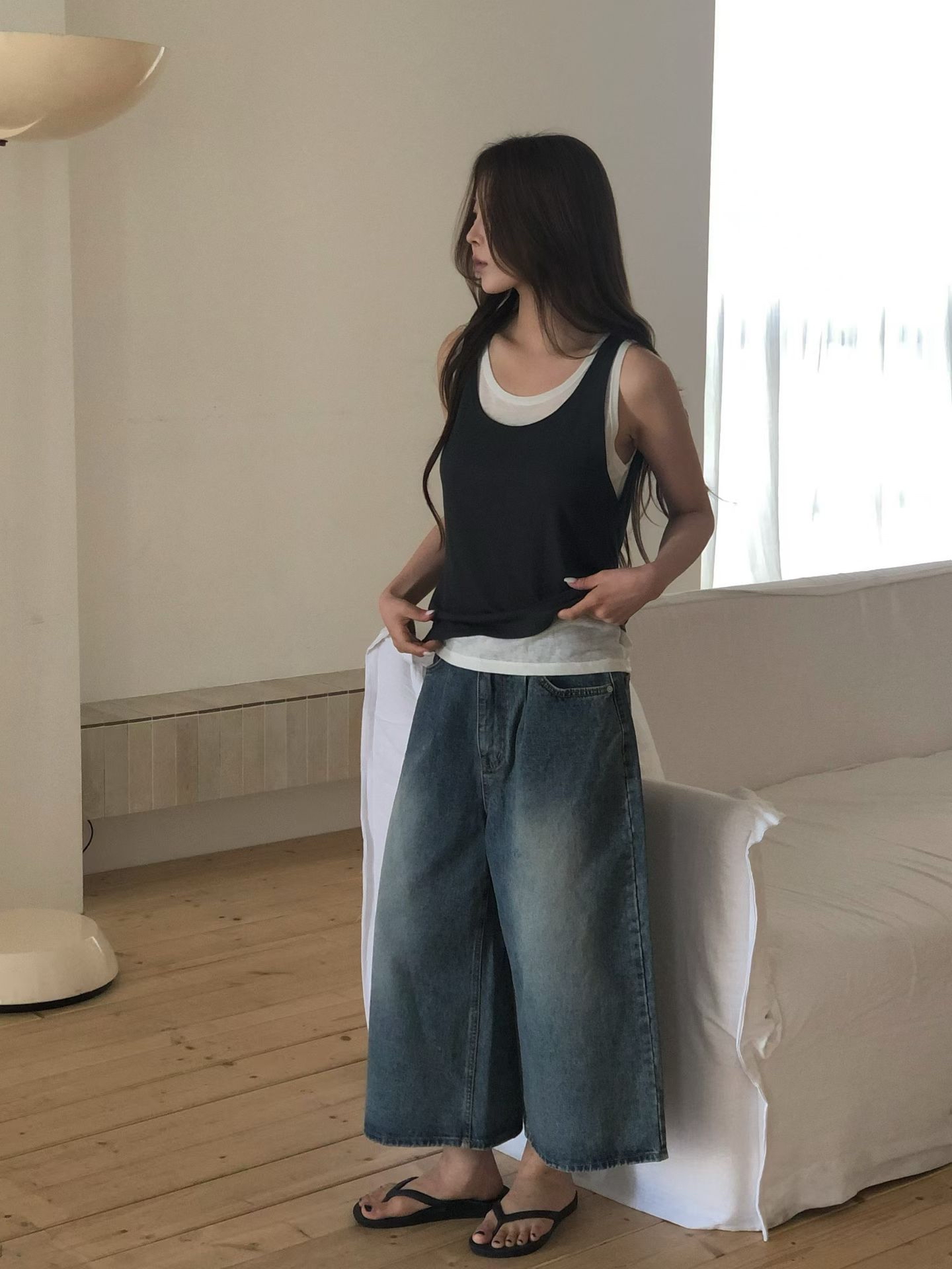 東大門女裝 | 2Layer Sleeveless 