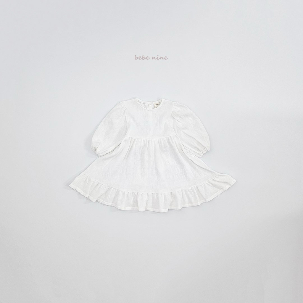 🌸預訂 韓國直送🌸🇰🇷Bebenine兩色後背蝴蝶結綁帶寬鬆長袖連身裙