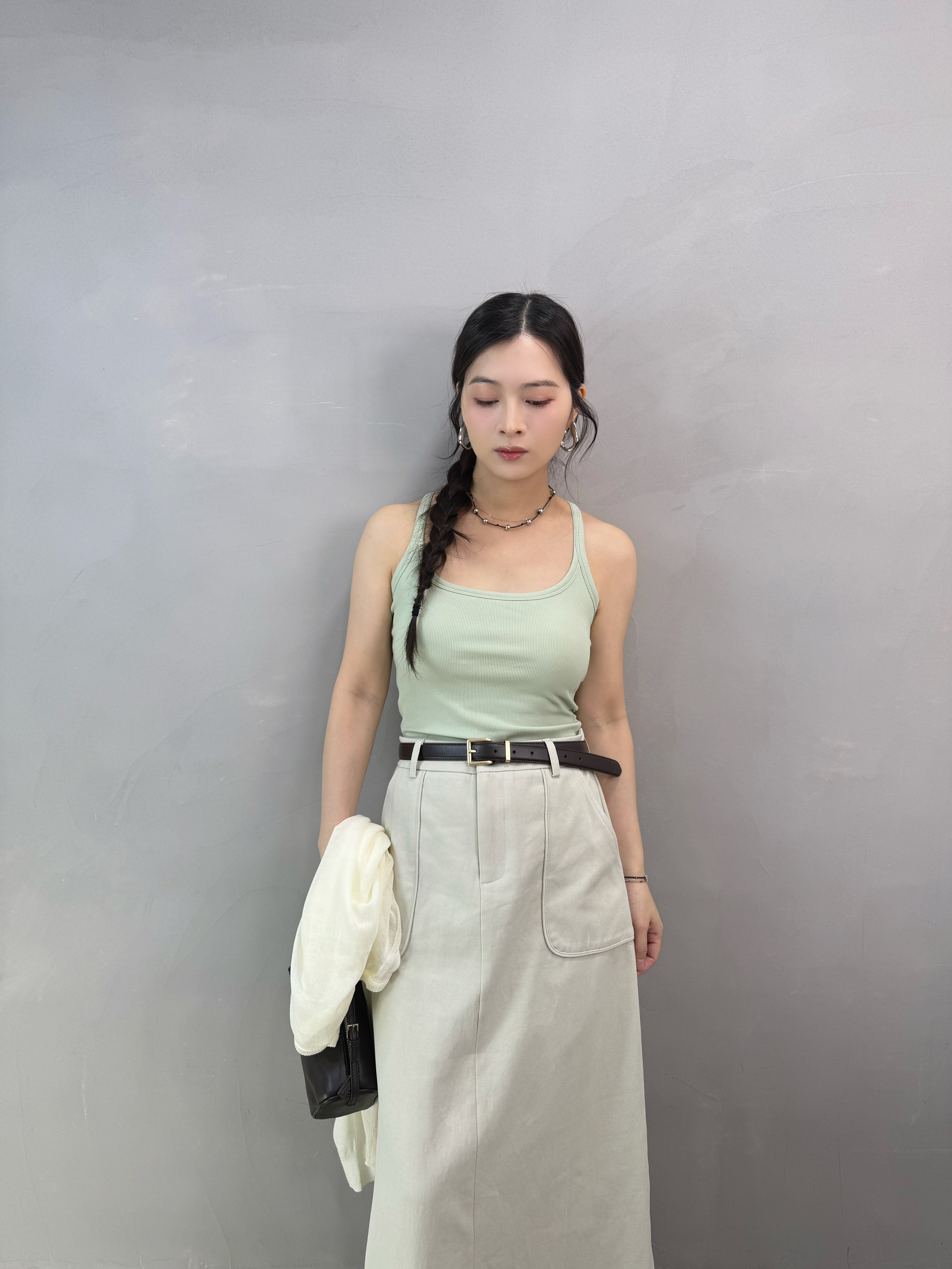 B08 工字背長Bra Top