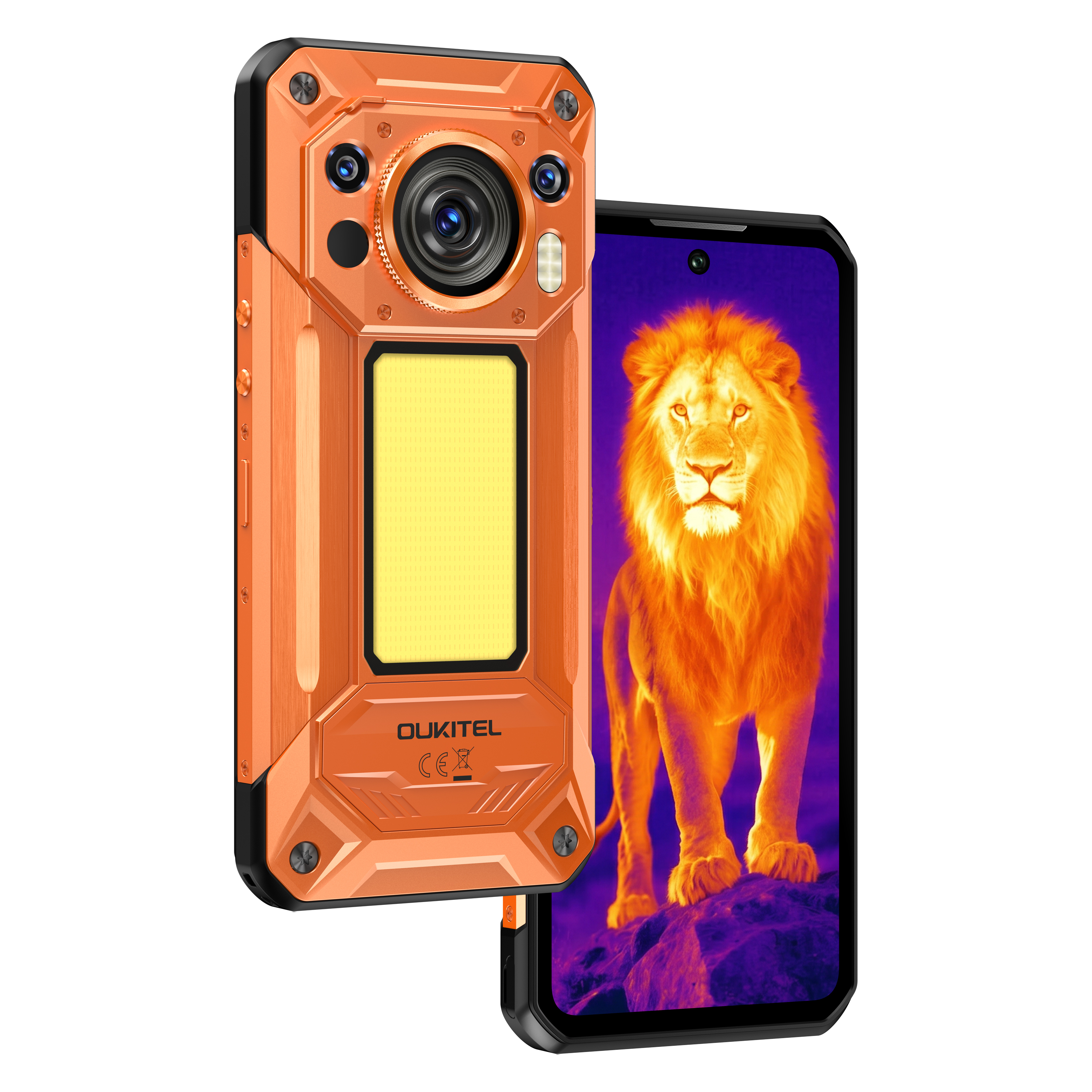 OUKITEL WP500 Ultra 5G | 6.8吋 120Hz 10000mAh 25Hz高解像熱感 夜視 露營燈 WiFi6 雙頻GPS AI助手 三防手機 Rugged Phone