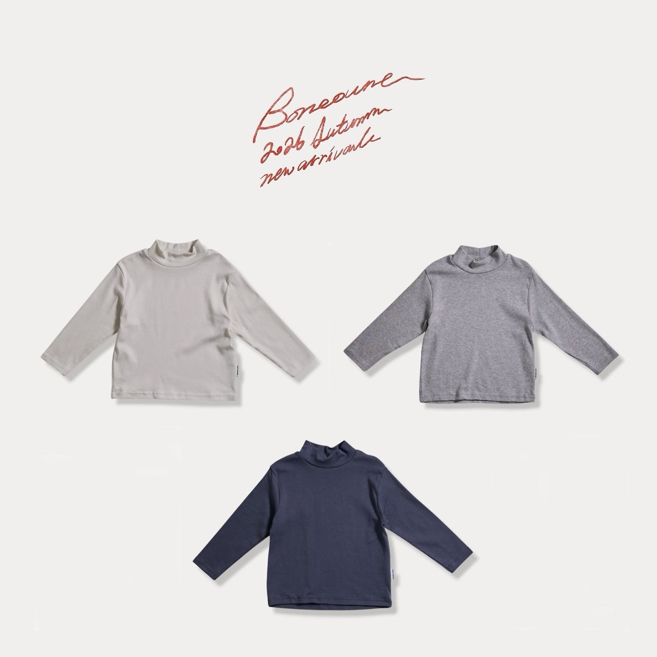Boneoune | Soft Turtleneck Tee