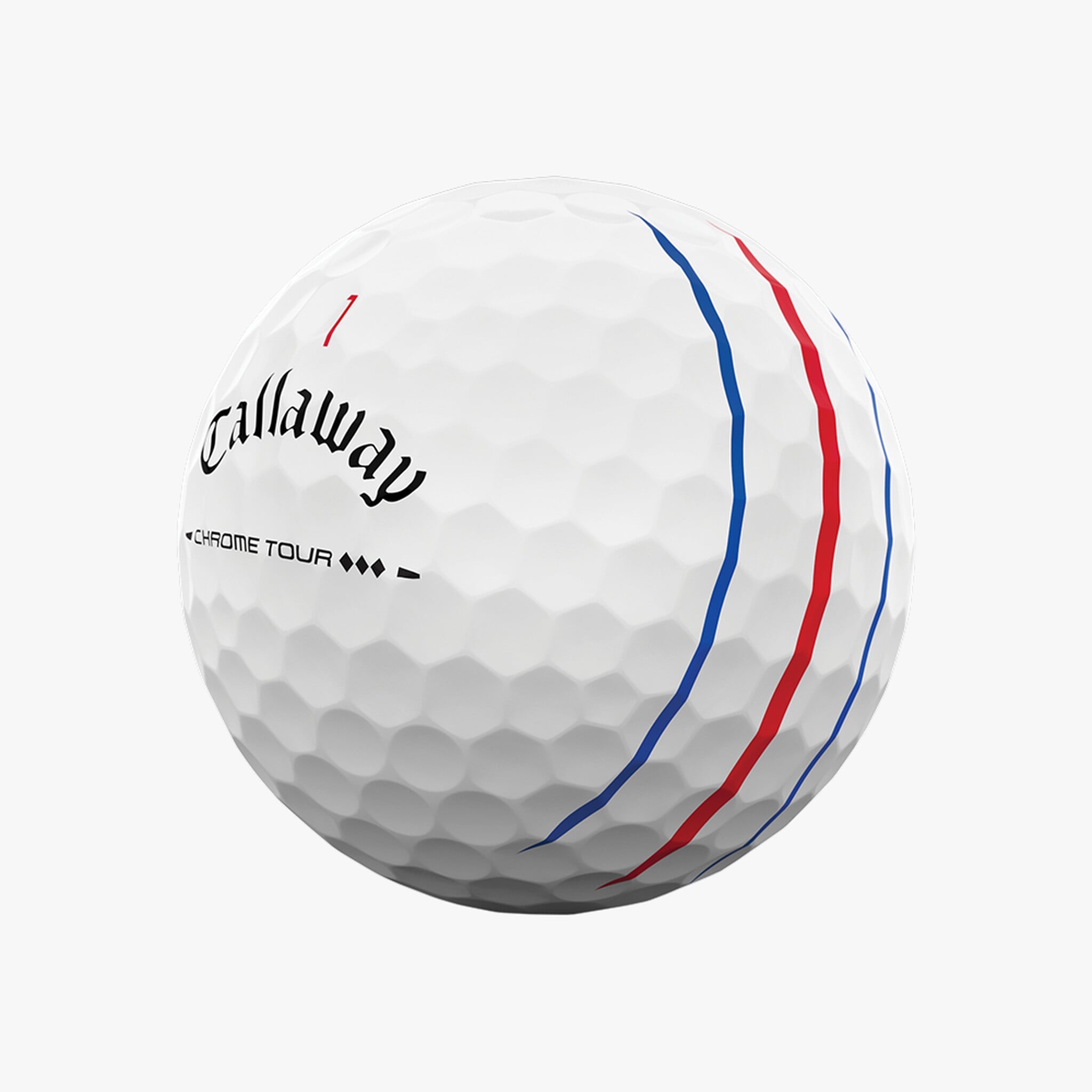CALLAWAY CHROME TOUR 3鑽TRIPLE TRACK 四層球- 白
