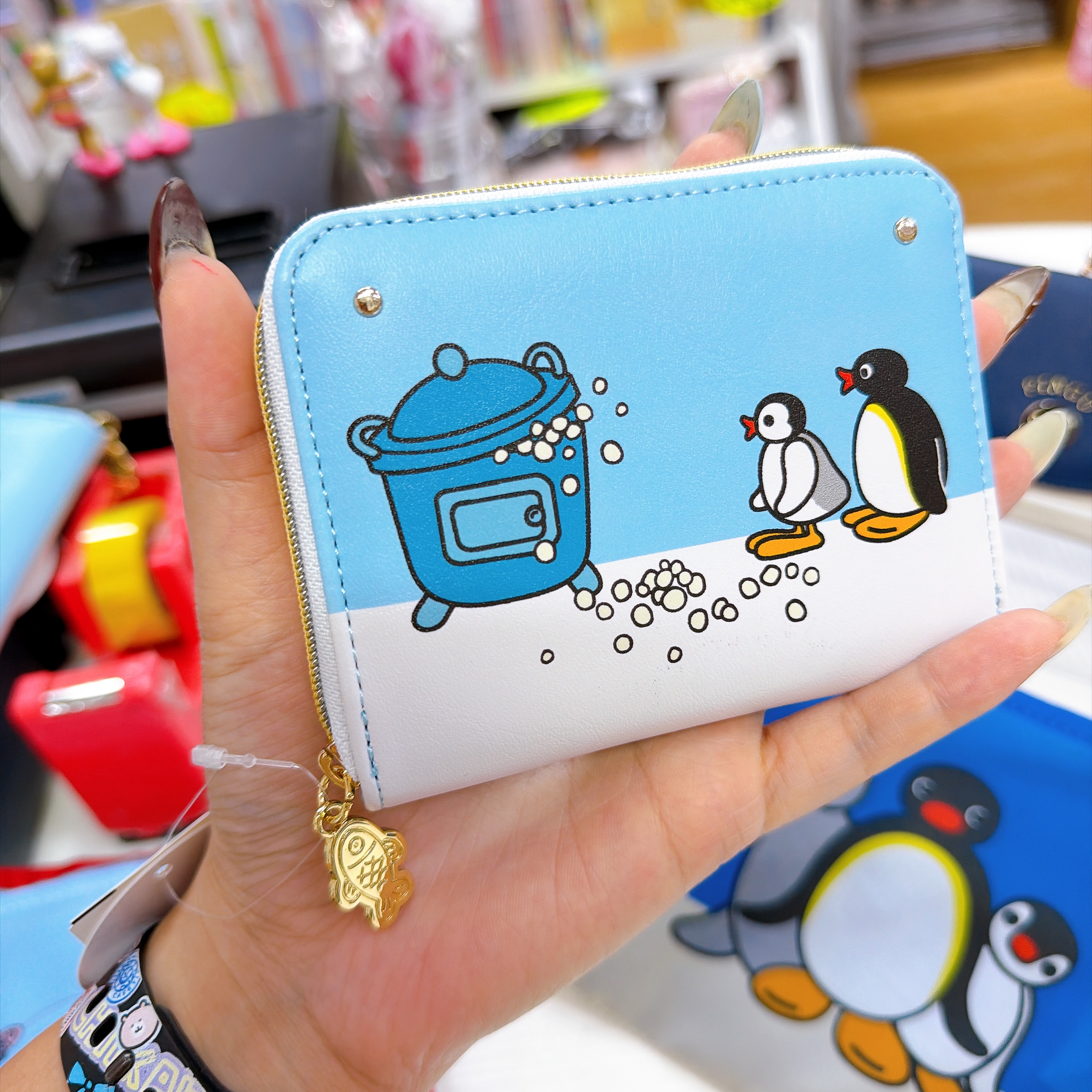 日本直送日本版Pingu 唔限定版環保袋銀包