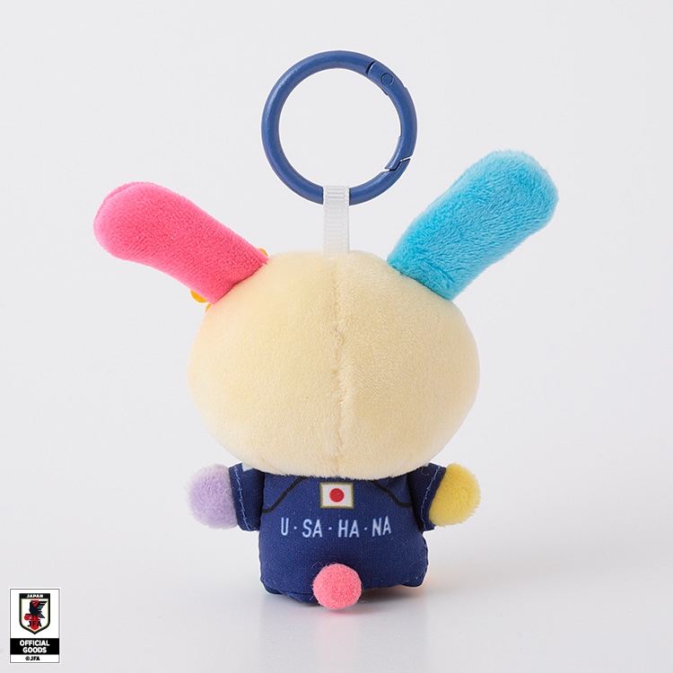 🌸 【預訂】U・SA・HA・NA 公仔掛飾(Mini) - Sanrio x Japan National Football Team Ver. 2026