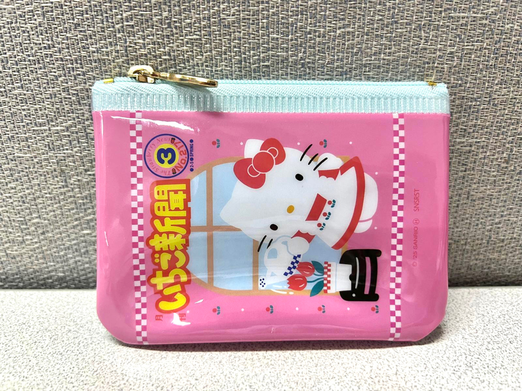🎌日本直送🎌草莓新聞Hello Kitty迷你 收納包 散子包 卡包 
