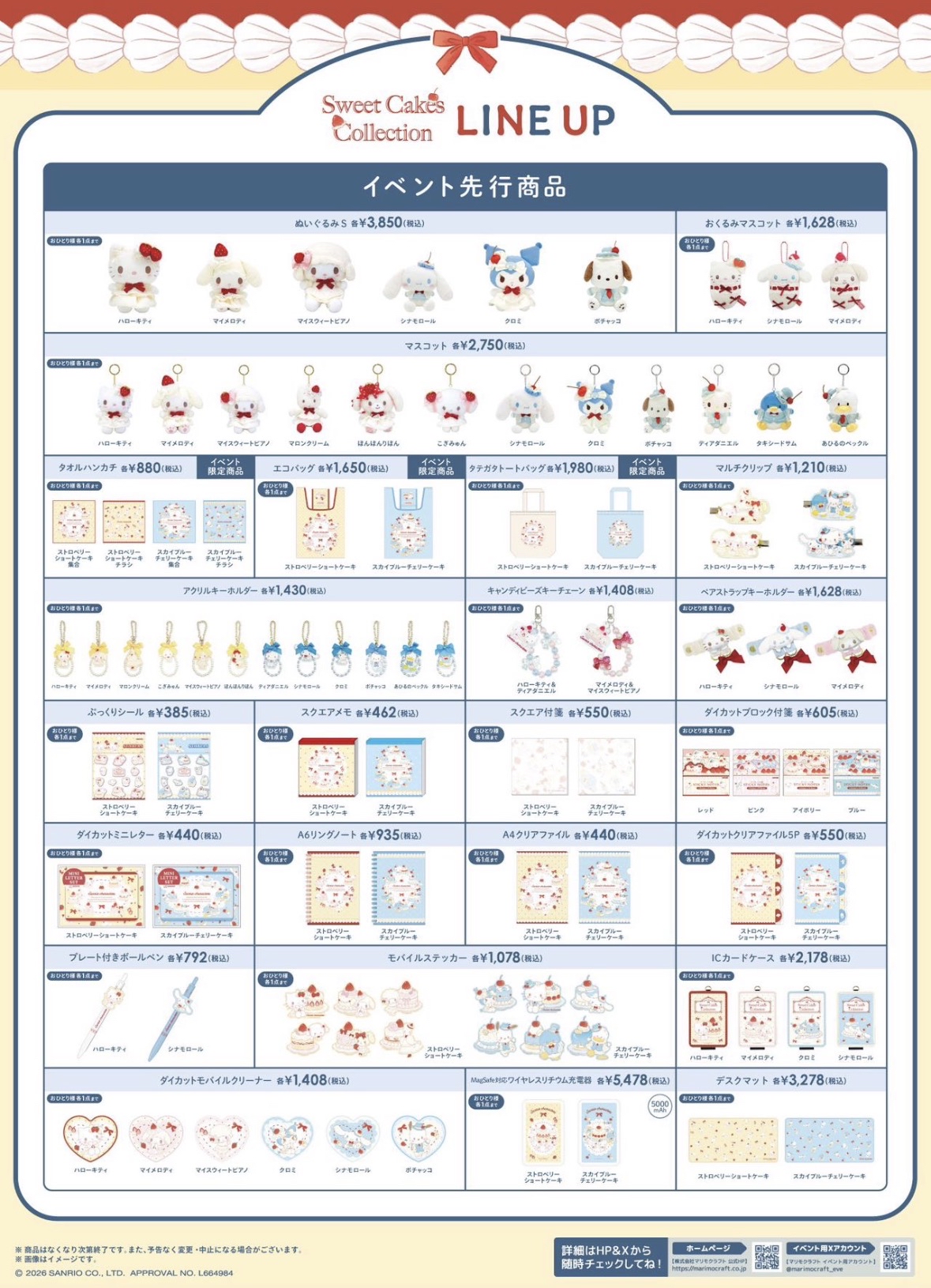 近期新品預訂｜日版連線 Sweet Cake Collection蛋糕系列