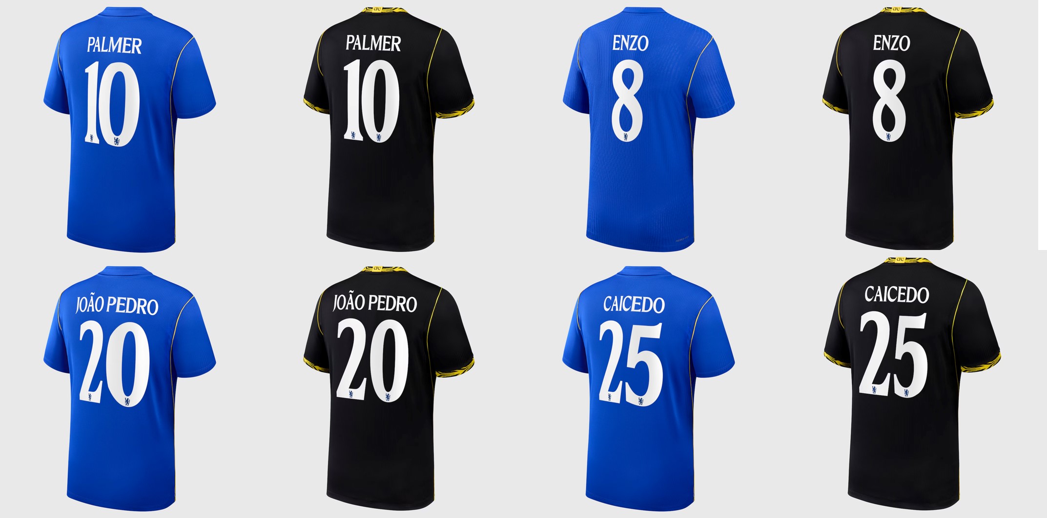 Chelsea 車路士 2025-26 主場/作客/三客杯賽印字 (內有多選，不是球衣)