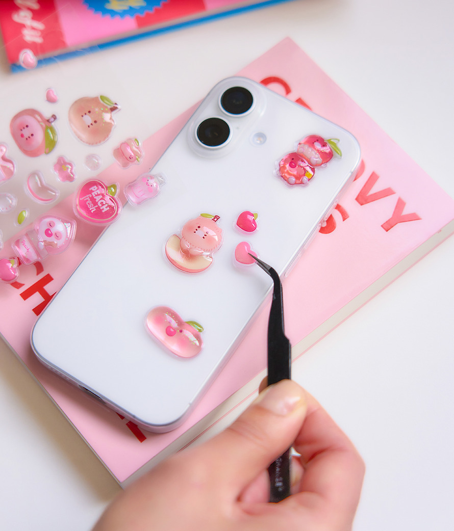 Apeach X 春植 立體 貼紙