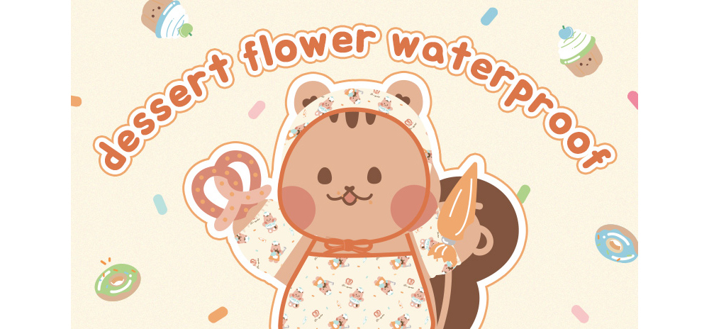 dot to dot 甜甜點心派對系列 -  長袖美術遊戲服 (罩衣)