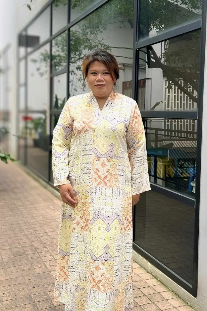 Linen Dress - Lemon Patch