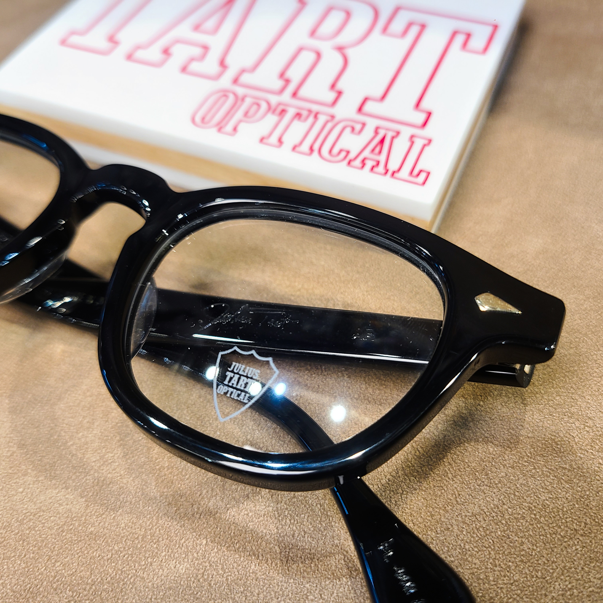 JULIUS-TART-OPTICAL-「AR」Black-46-日本手製工藝復| Art Vision Optical