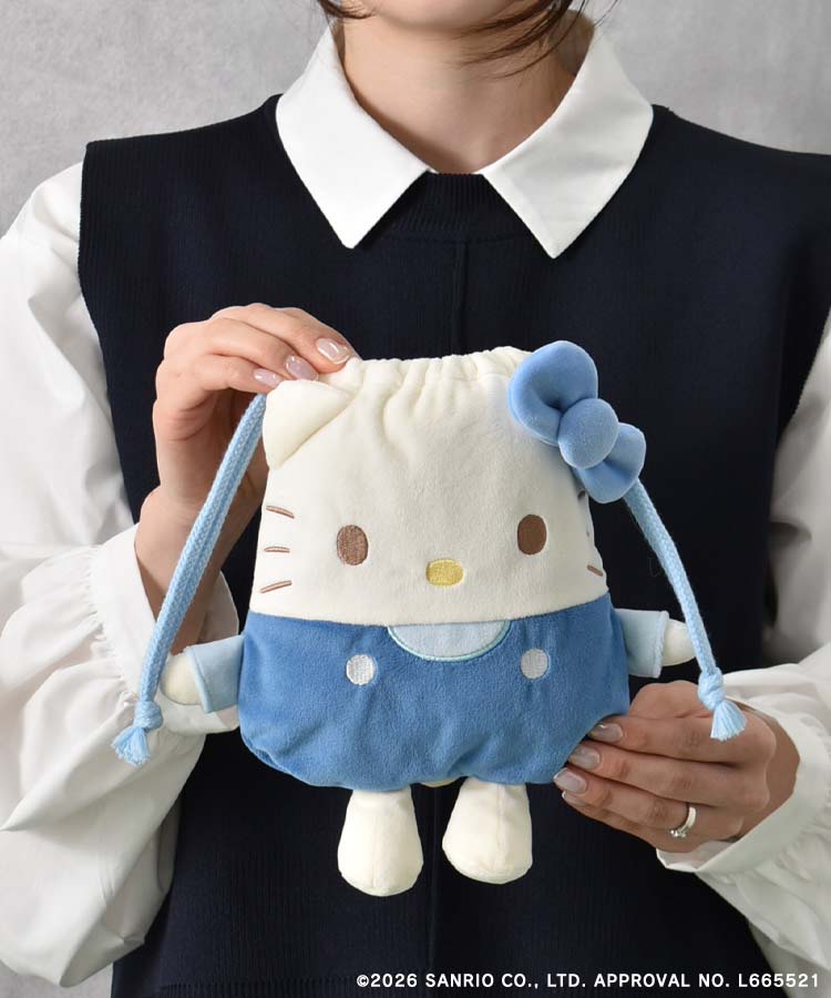 日本預訂📍日本限定Bleu Bleuet x Sanrio系列 - 立體索繩袋
