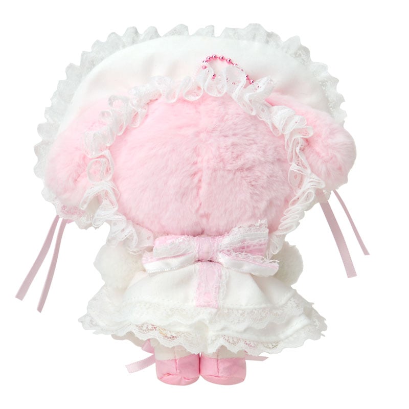 Mascot holder  (white frill)