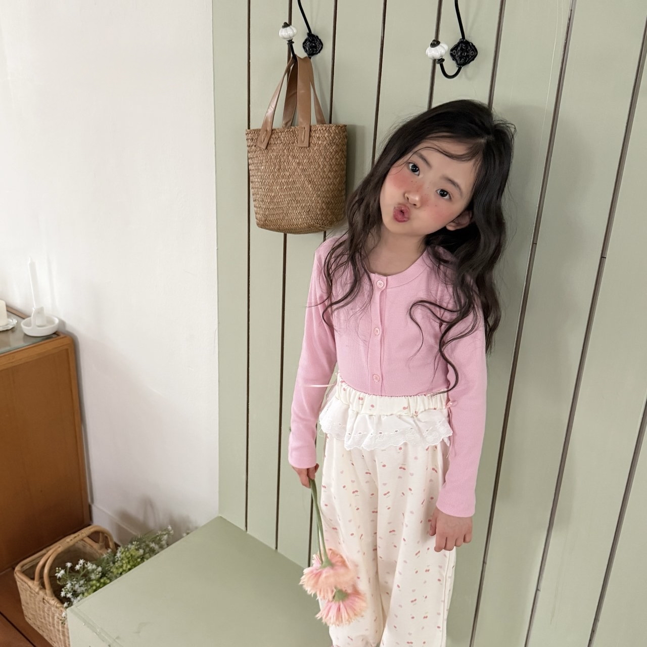 Ninibello | Cardigan (blue/Pink M100-110)