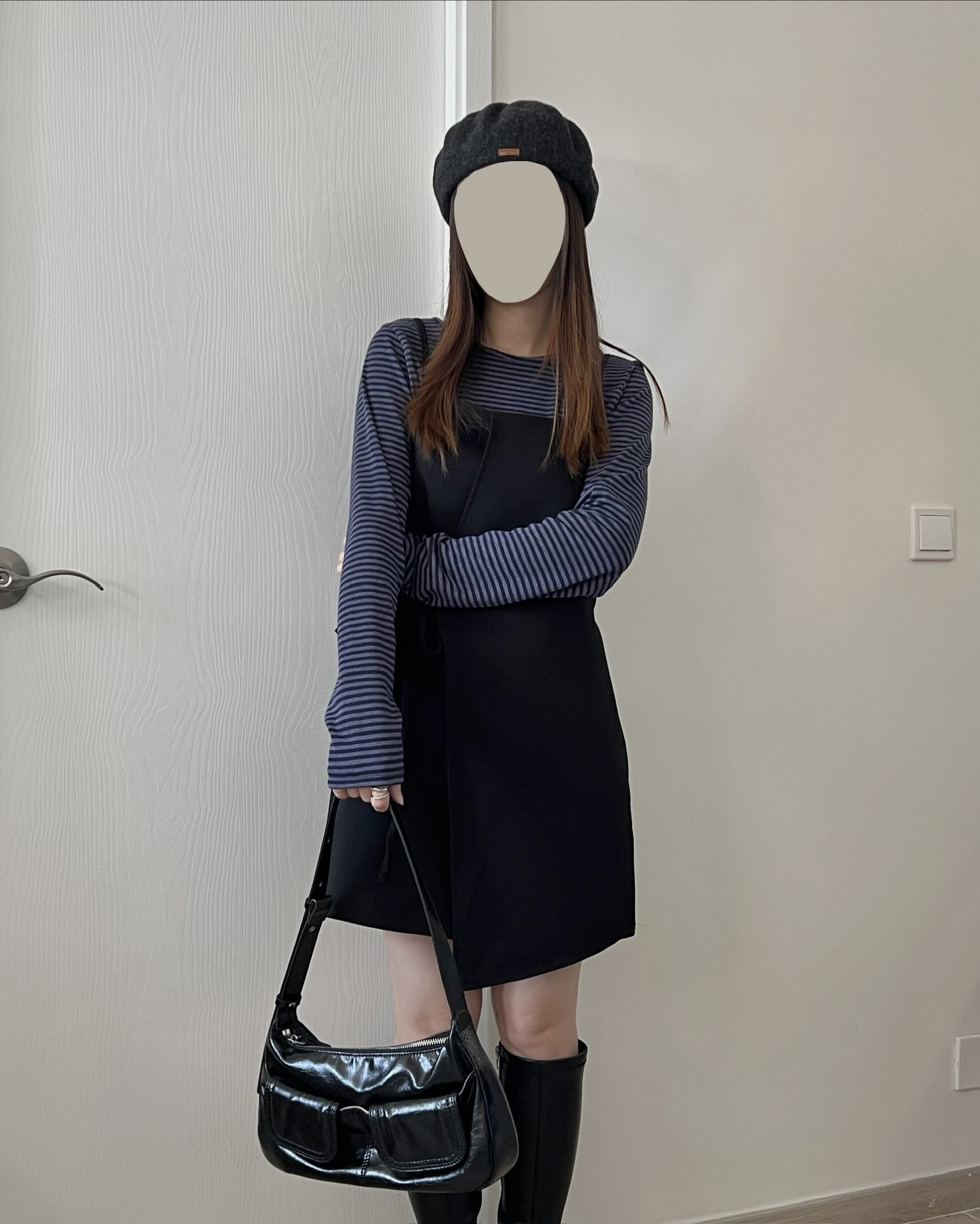 蝴蝶結不規則ops  小個子可 現貨