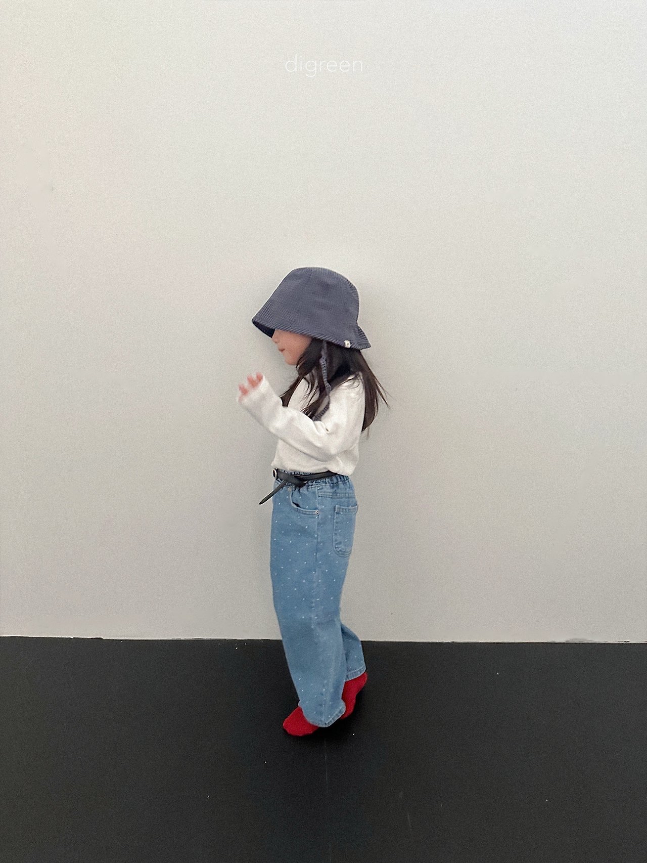 Digreen | dot denimt pants 