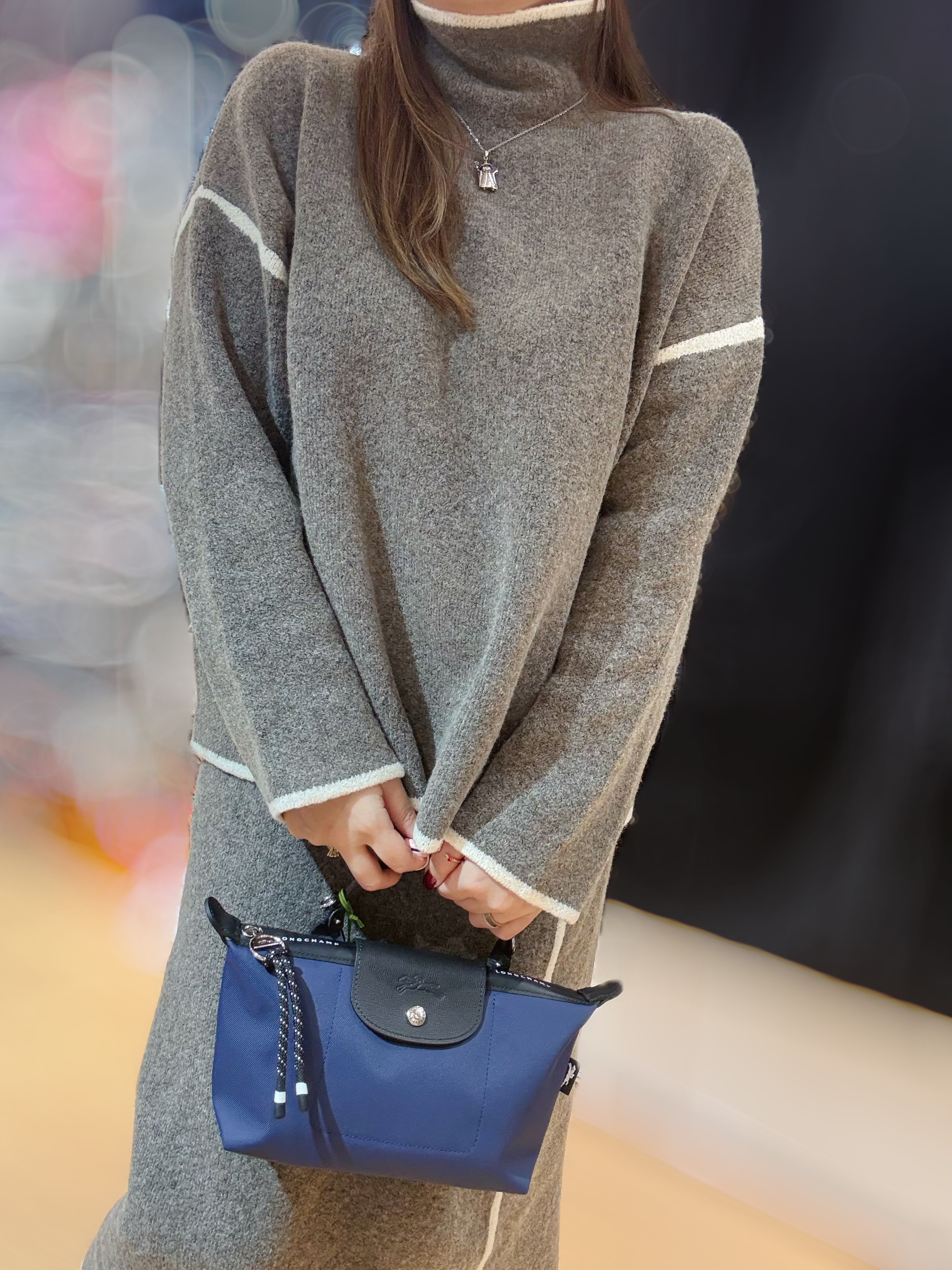 Longchamp energy pouch navy