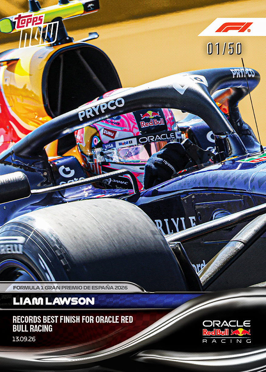 Liam Lawson - 2026 Formula 1® Topps NOW® #60【團購】