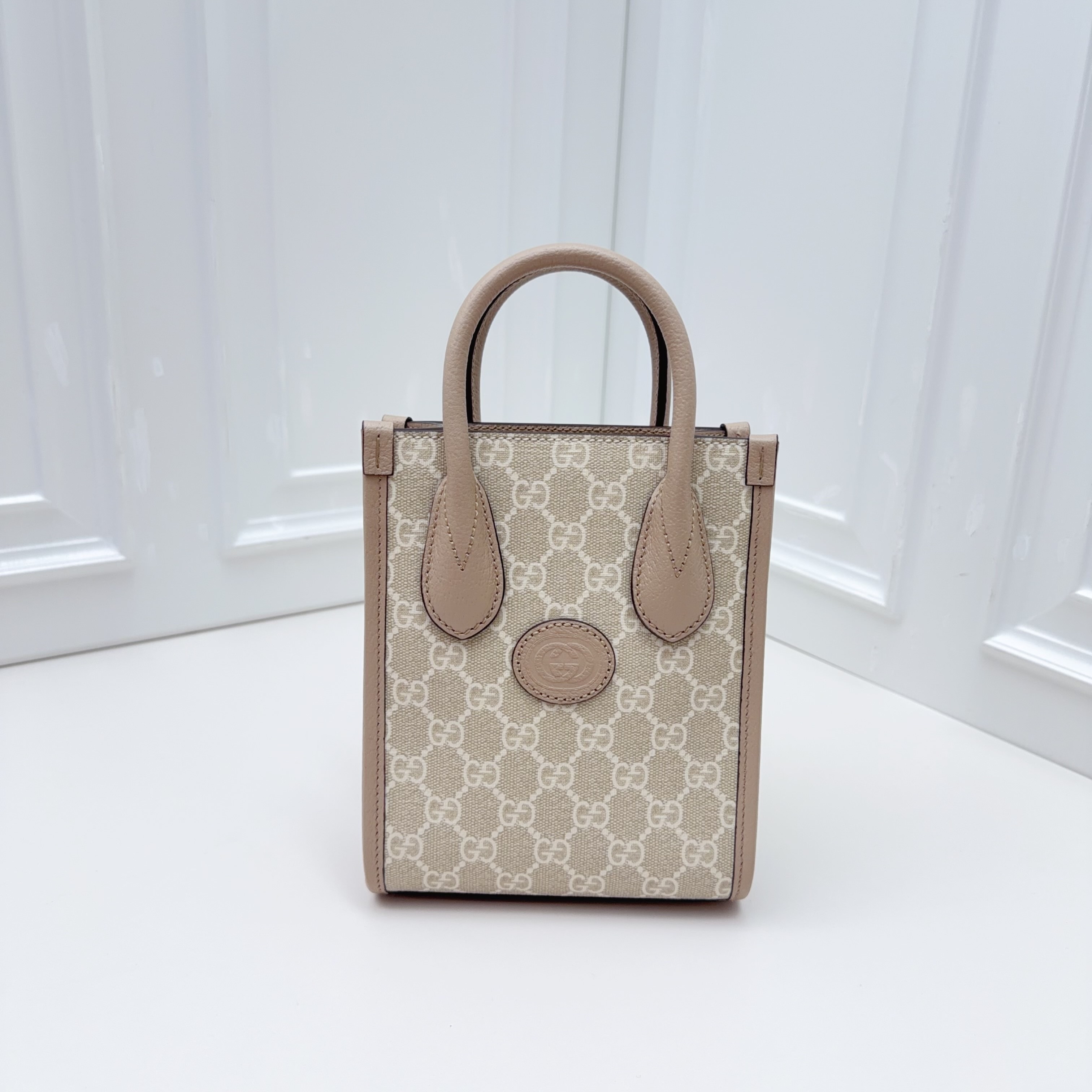 【預訂貨品】Gucci奶茶色琴譜包