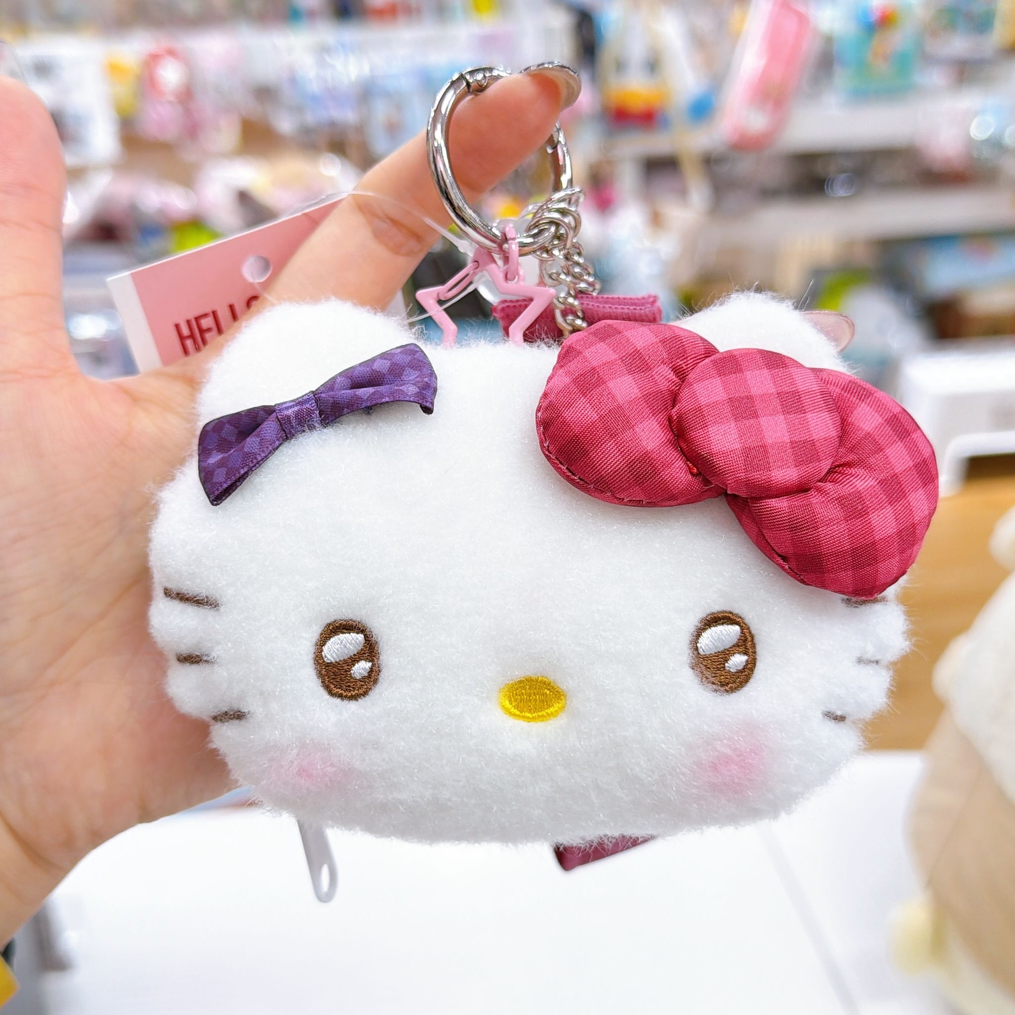 原裝行貨Sanrio  頭型掛飾散子包