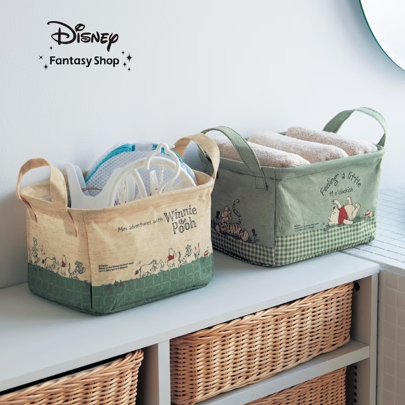 [現貨] [日本直送] POOH AND FRIENDS ｜ 收納籃套裝  | W23 x D18 x H14 cm {TF2506045}