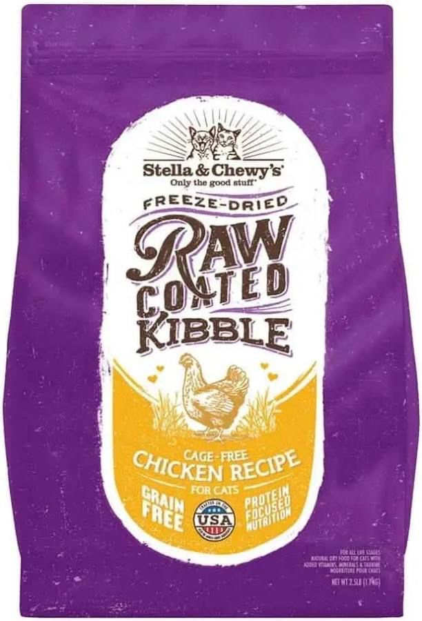 Stella & Chewy's 凍乾生肉塗層貓糧 – 無穀物雞肉配方