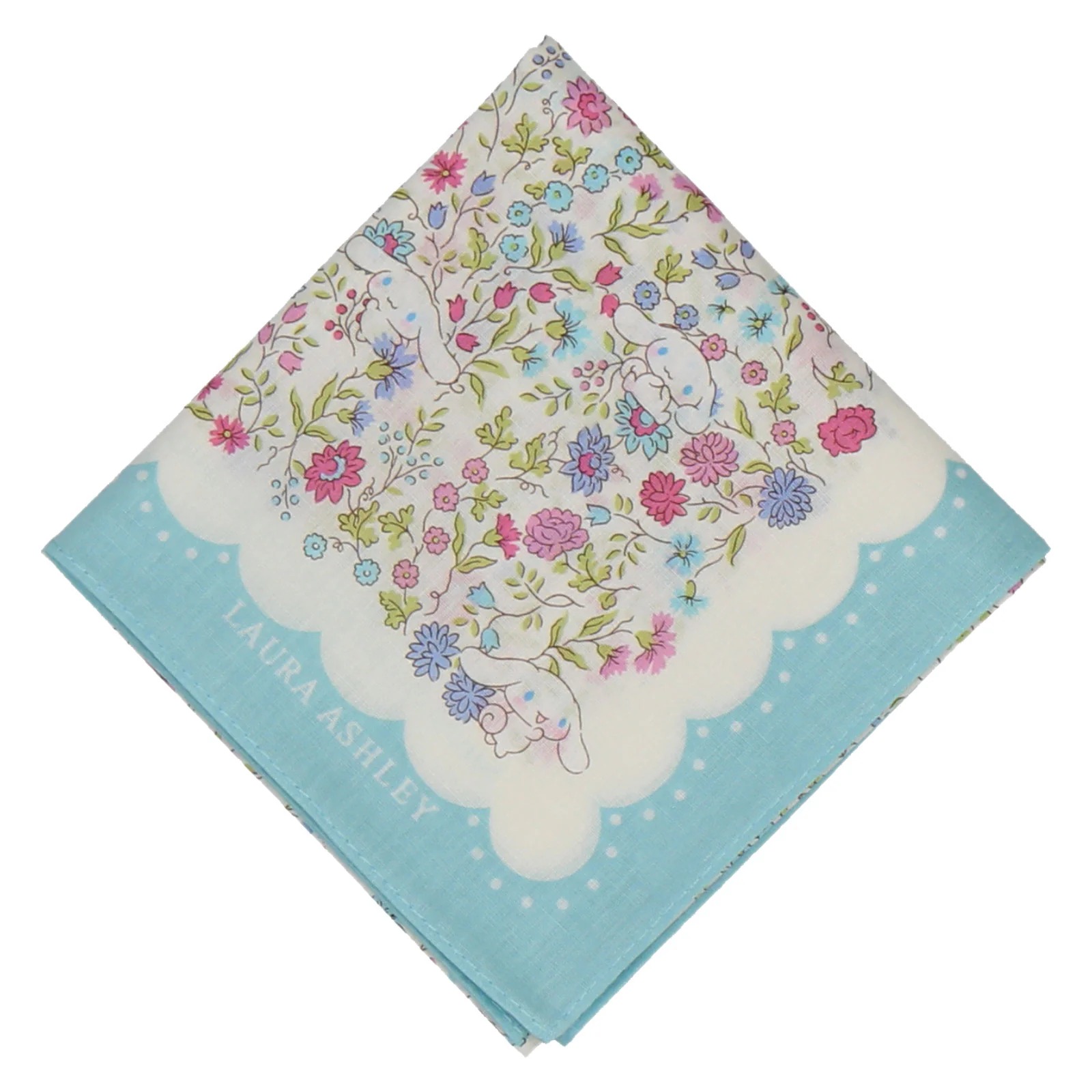 🎀【預訂】Laura Ashley x Sanrio 印花手帕 Cinnamoroll G