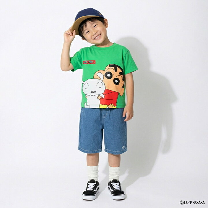 🇯🇵預訂 日本直送🇯🇵Babydoll x蠟筆小新系列兩色人物大印花短袖T恤
