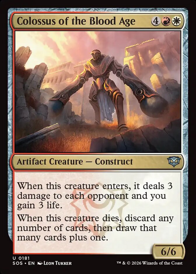 [EN] [Foil] Colossus of the Blood Age [SOS-181] U