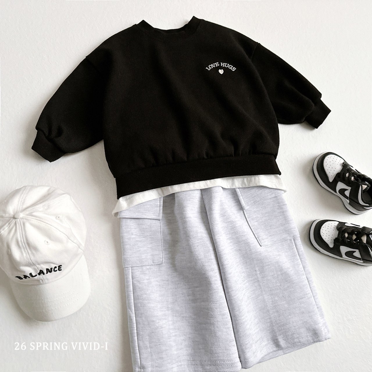 🌸預訂 韓國直送🌸🇰🇷VIVIDI四色愛擁抱刺繡長袖上下套裝