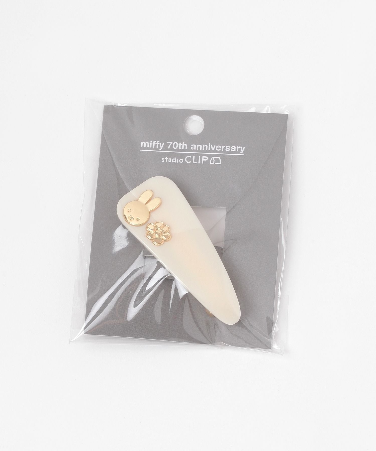 miffy x SC 2025 白色金屬 髮夾