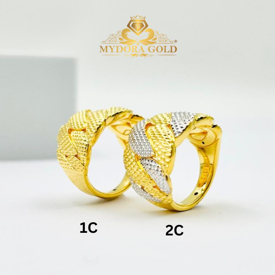 MYDORA Cincin Datin Kait Pahat (5G) l EMAS 916/22K