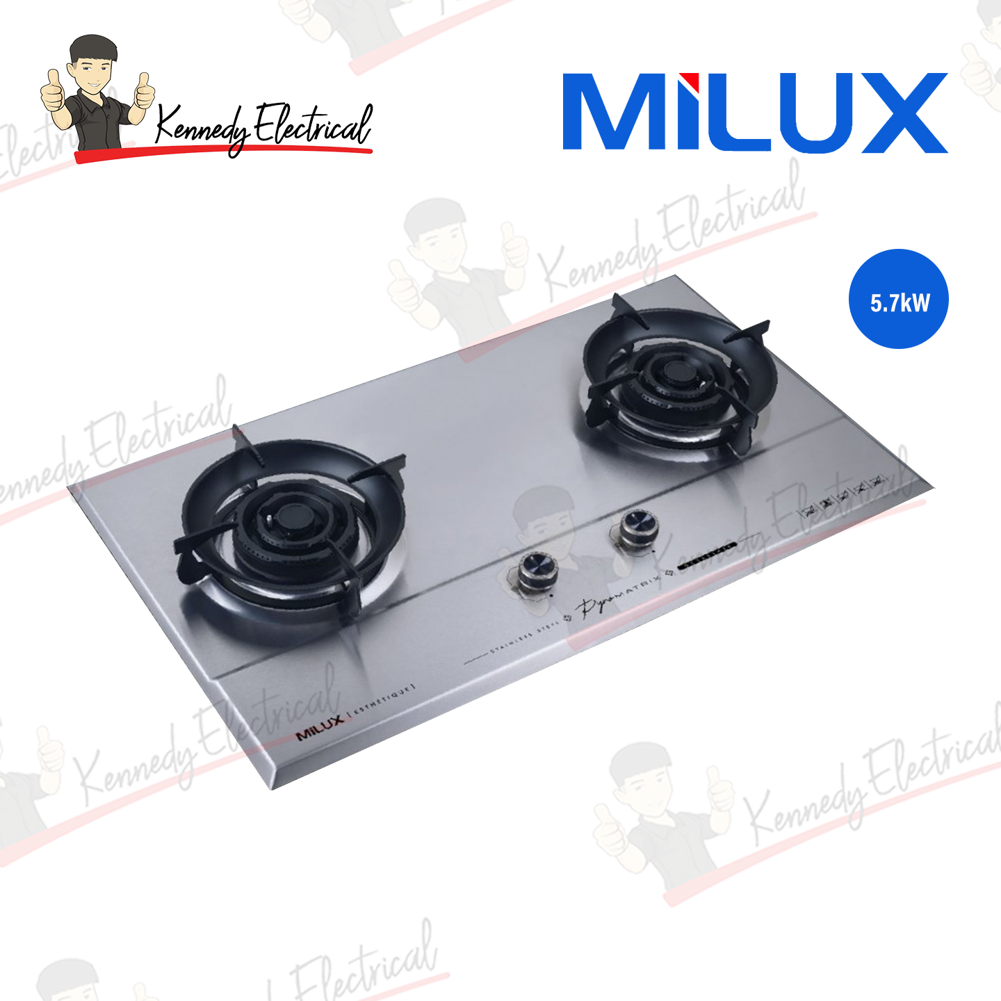 Milux Stainless Steel Built-in Hob (MGH-S9022)