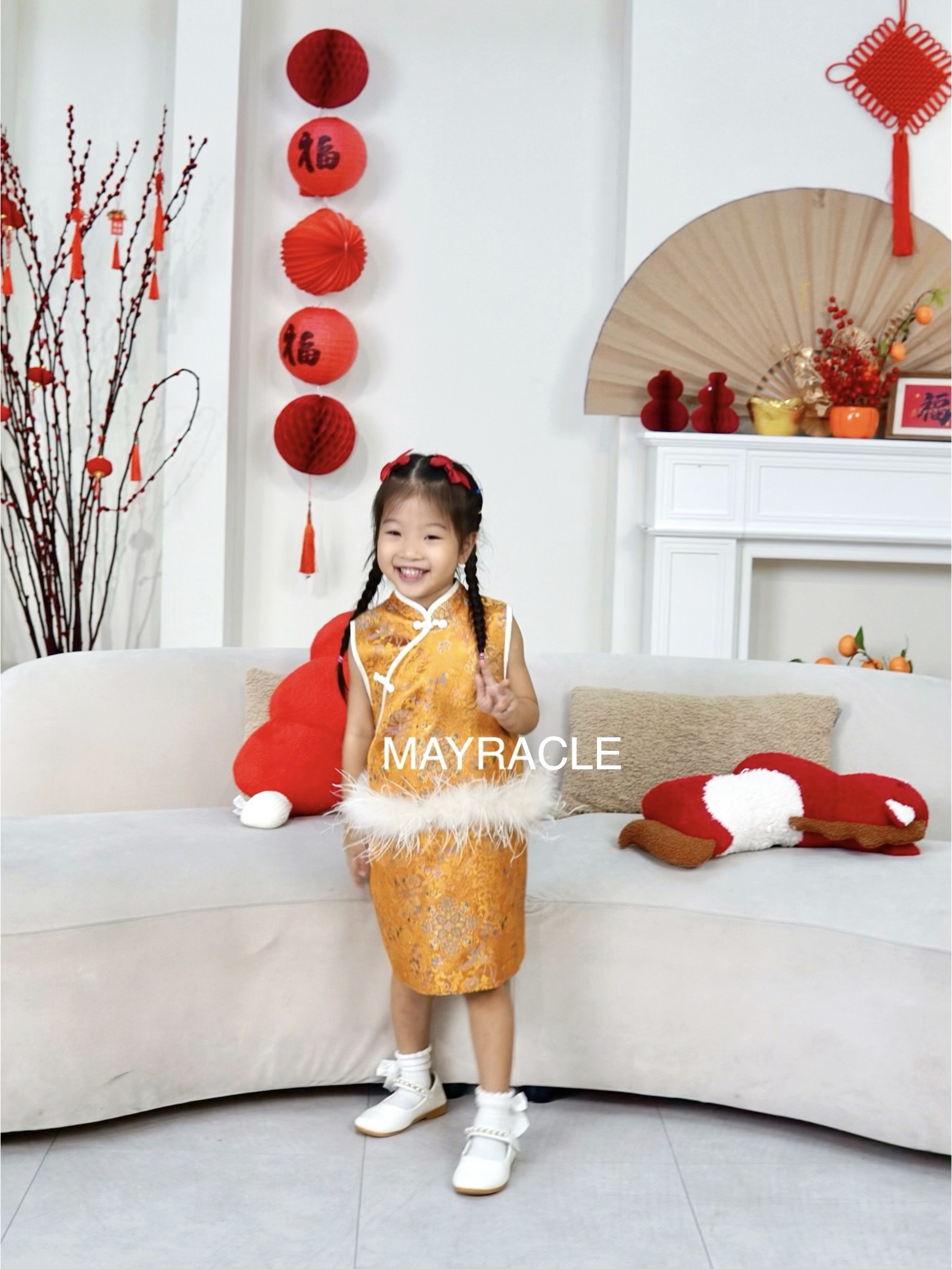 [PRE-ORDER] CNY 2027 Feng (丰) Girl Cheongsam