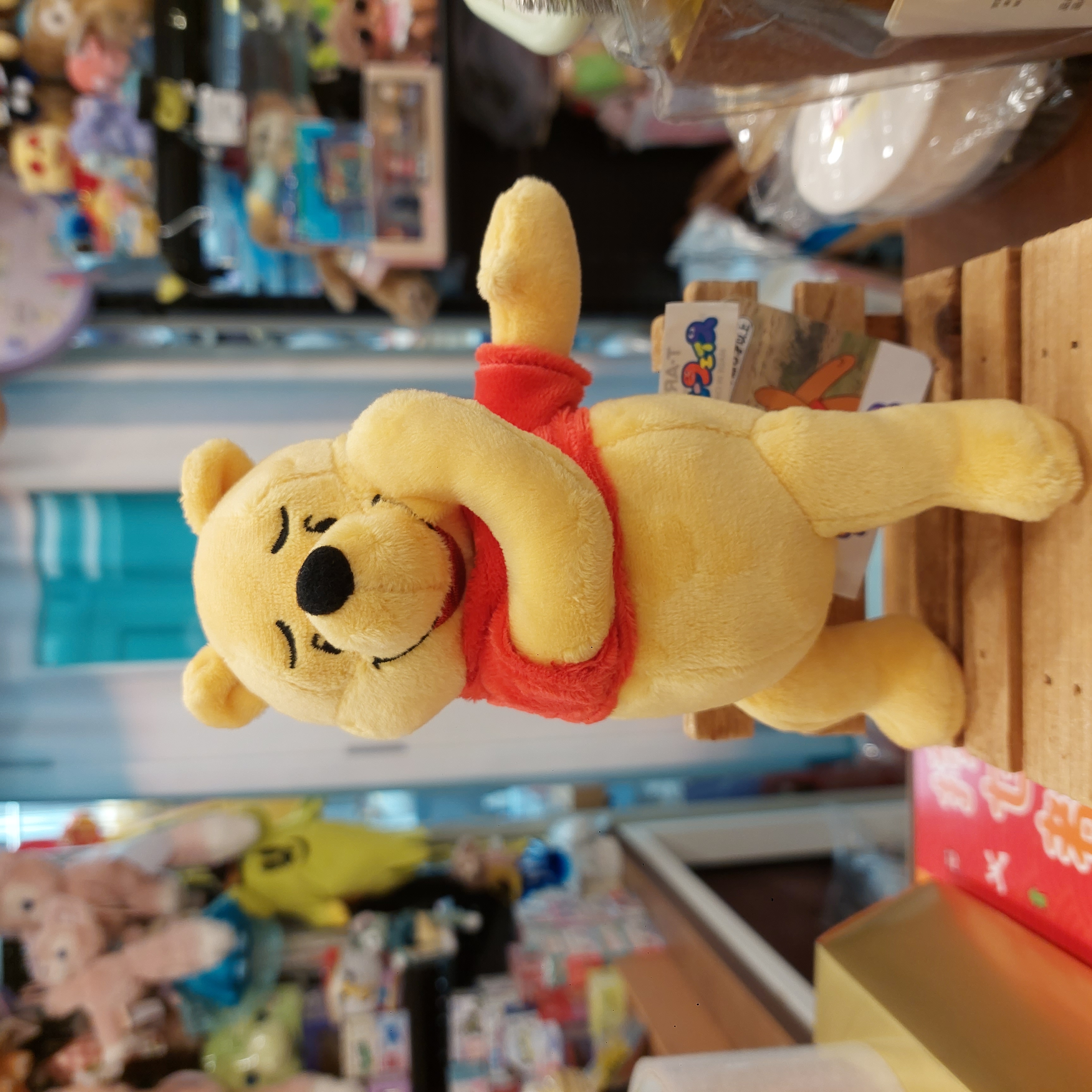 原裝日本 Winnie the pooh 小熊維尼 公仔吊飾 約18cm