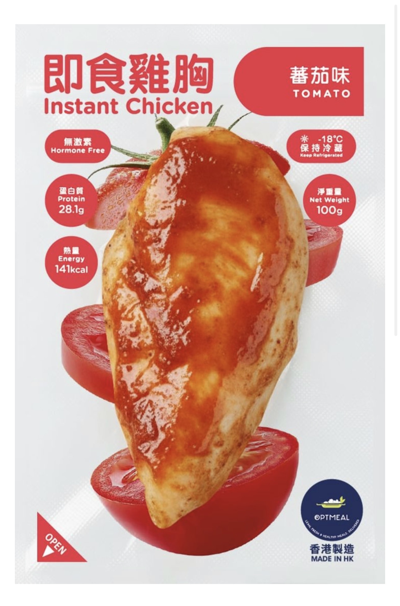 Optmeal即食雞胸（100g）