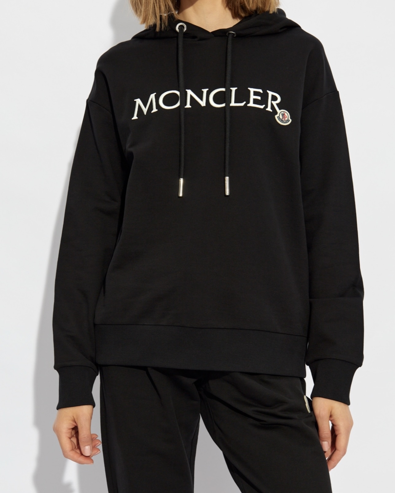 訂貨📮Moncler 黑色刺繡logo 連帽衛衣 SIZE XS/S/M