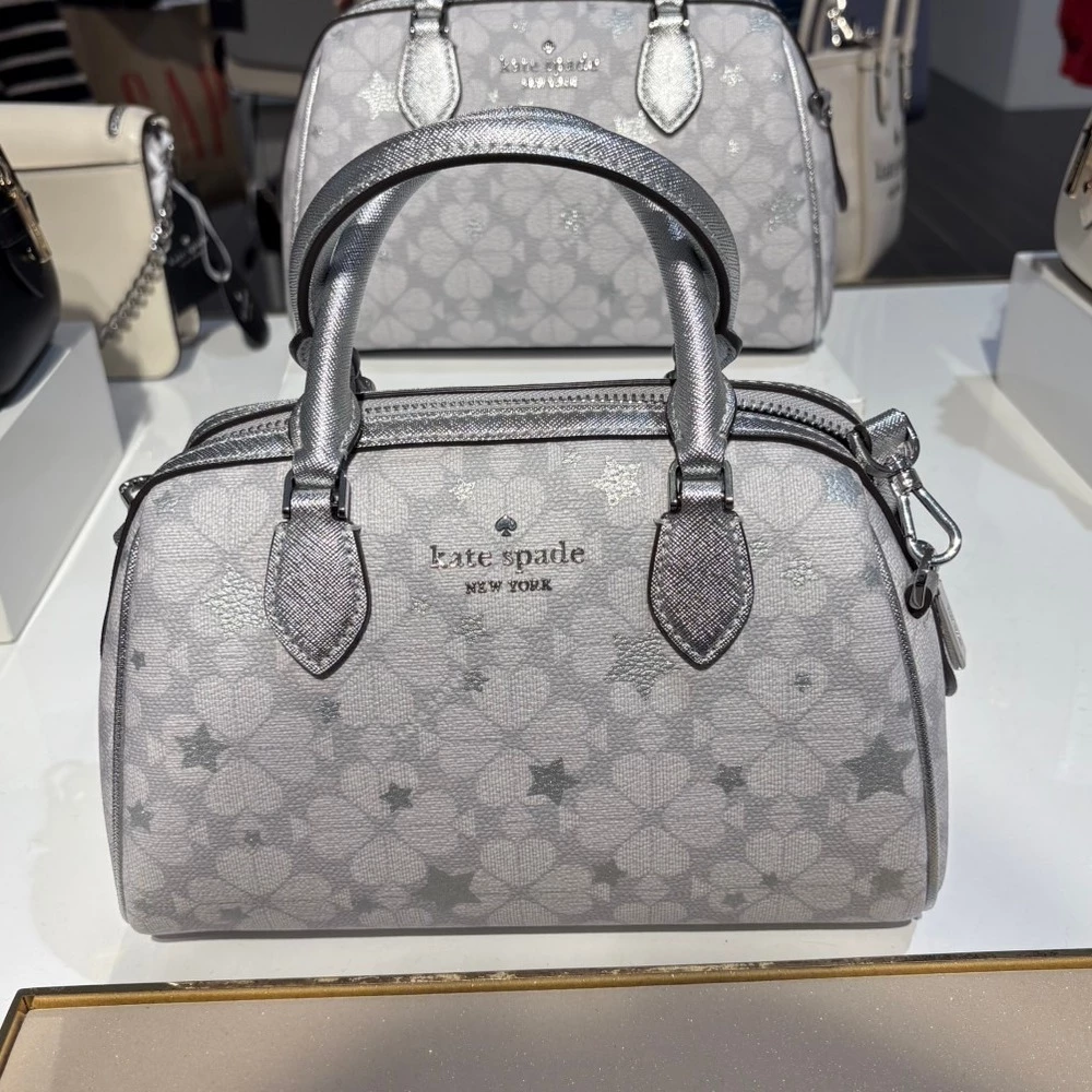 香港現貨-kate Spade Flower Star Toss Small Dolly Duffle Crossbody