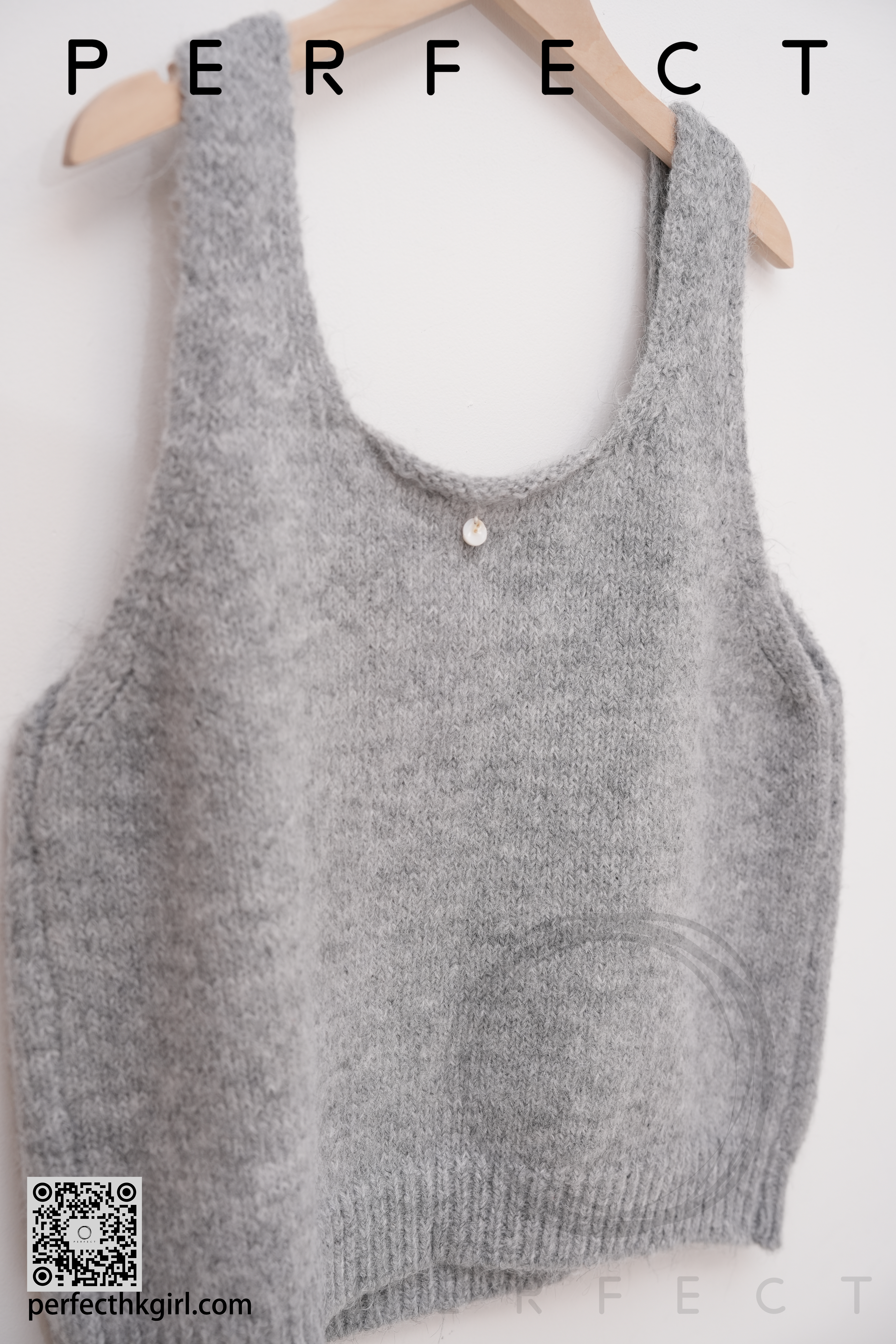 T0040_針織大領文青背心外搭（文青米白色）