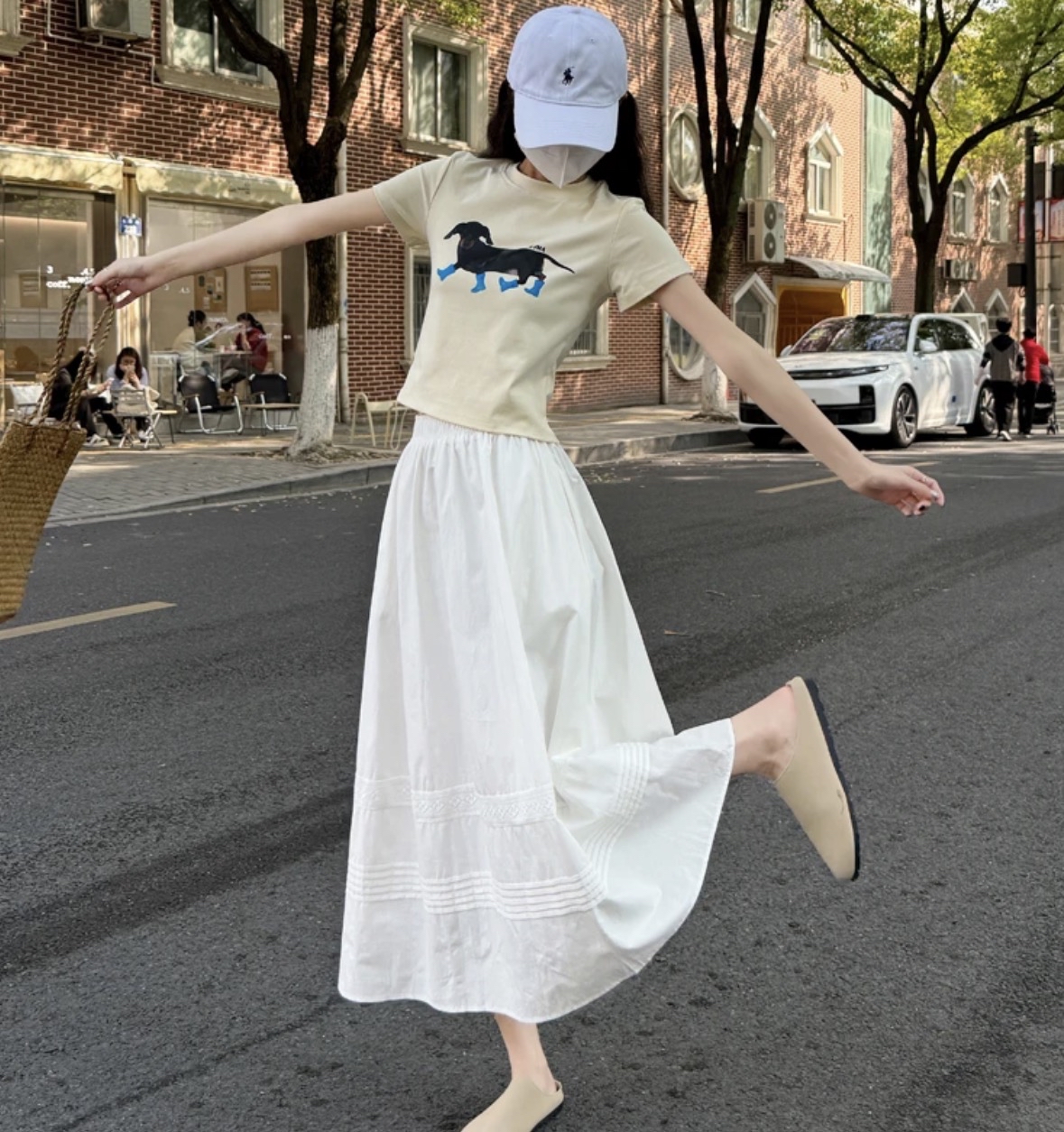 TP550雨靴小狗上衣