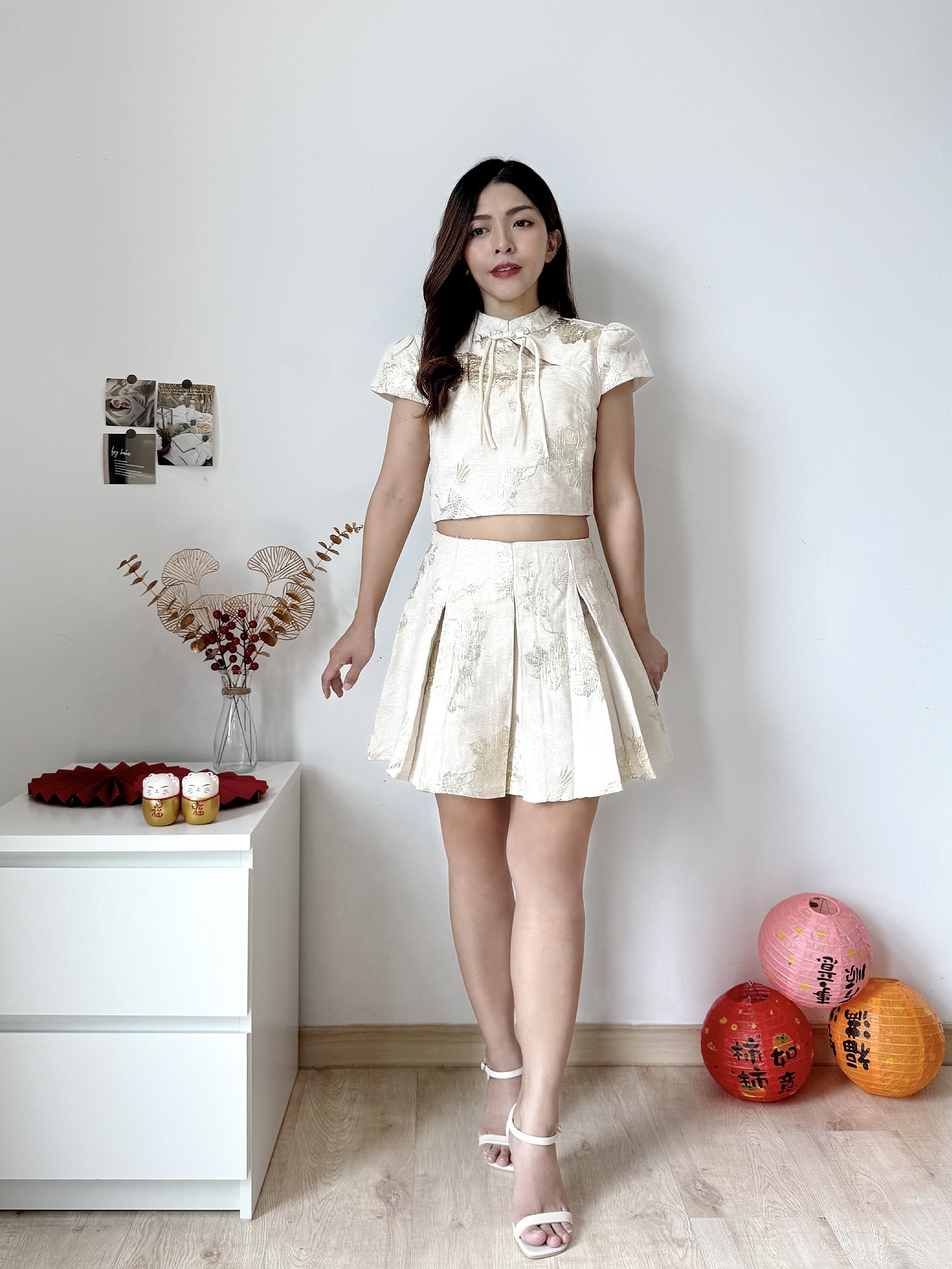 JinXiu Embroidery Spring Set 「锦绣初春」新中式重工刺绣套装(3 colours)Premium Quality