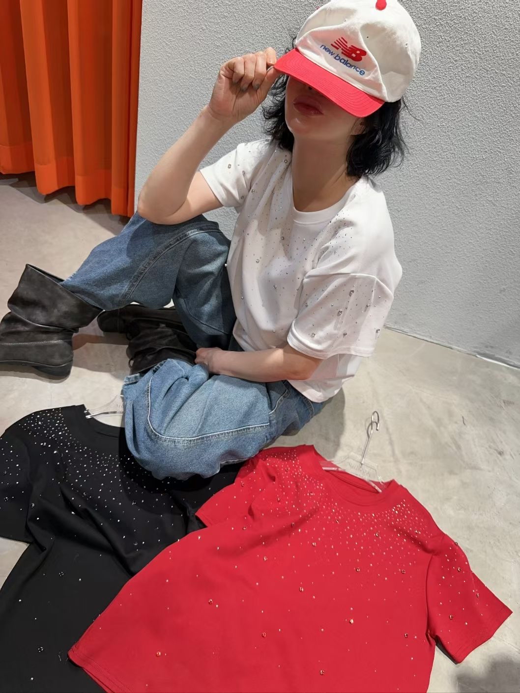 Bling bling 閃石Tee