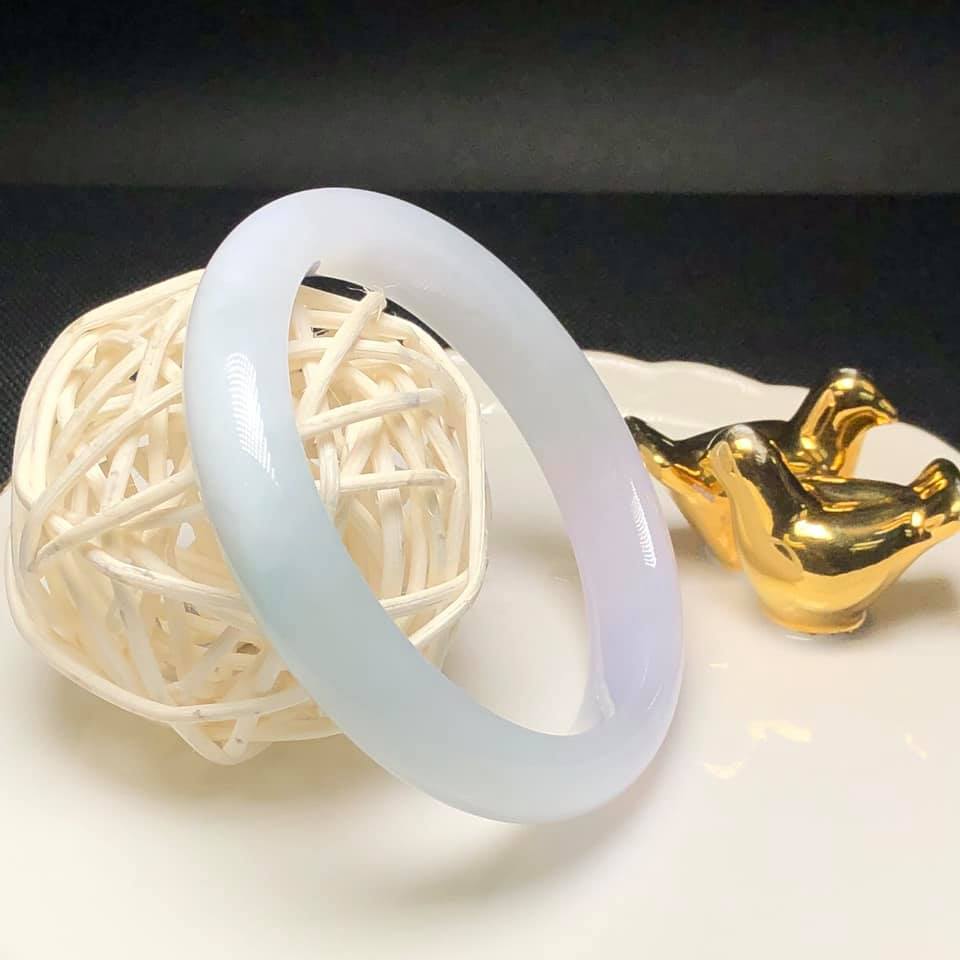 淡春彩糯化種福鐲52.6mm