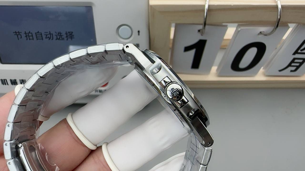 百达翡丽鹦鹉螺5711系列/蓝盘钢带款/40mm*8.3mm/Cal.324全自动一体机械机芯😍💯🤍