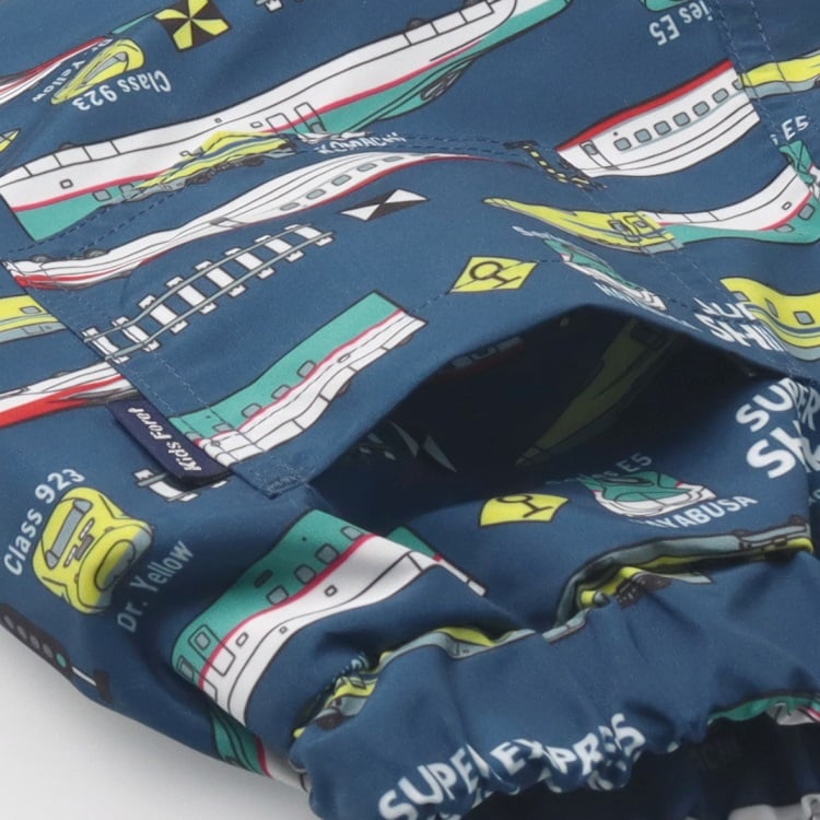 🆕【⭐訂購⭐】🌀 🇯🇵 日本直送 JR新幹線列車全印花 UV防護 #泳褲［2款選］🌀 [ELDA-0167][260518]