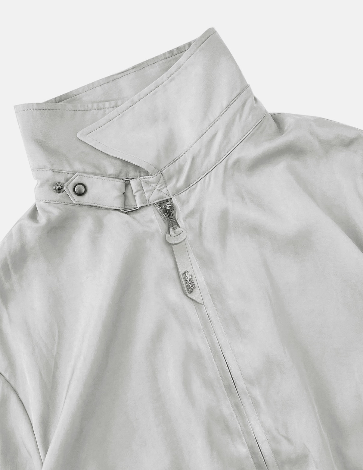 BADBLOOD [w-jkt26-043] Contour Lightweight Bomber Shacket - White