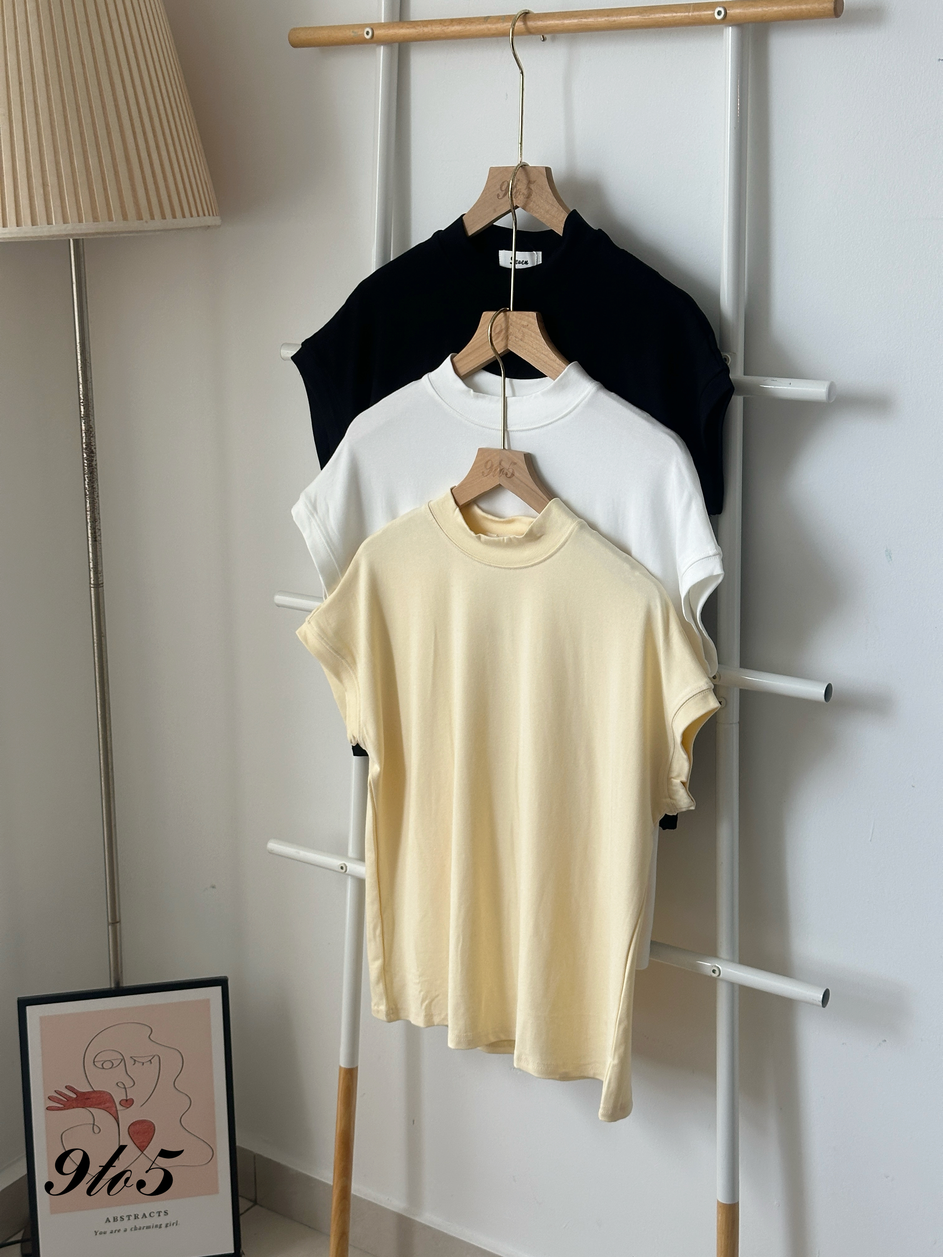 T4101 Mock Neck Tee - 3 Colors 